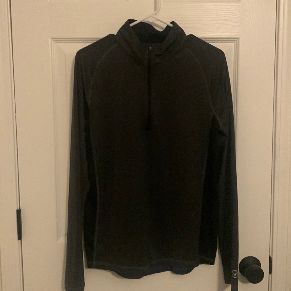 3/4 zip up charcoal sweater